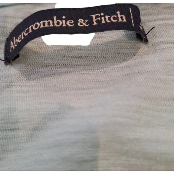 Abercrombie and Fitch Small Light Blue Pocket Tee - Picture 6 of 6